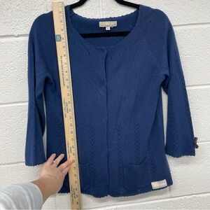 Blue Knit Cardigan
